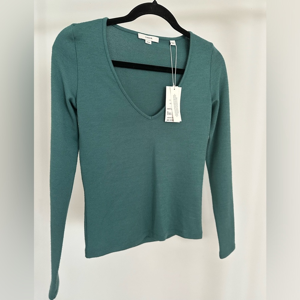 Turquoise Long Sleeve Top